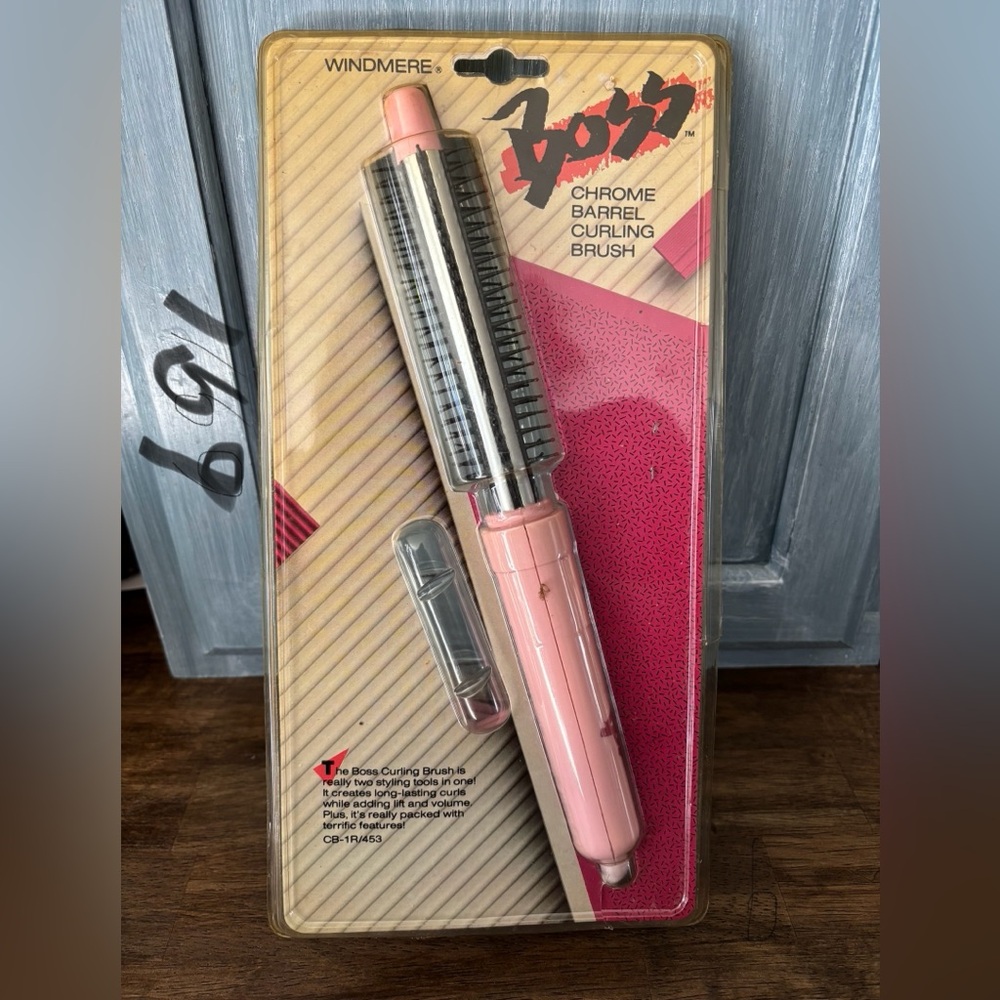 Windmere BOSS Curling Iron Brush‎ vintage